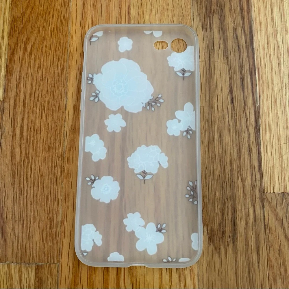 iPhone 7/8 Floral Phone Case Frosted Phone Cover